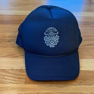 Elevation Brewing Trucker Hat, blue